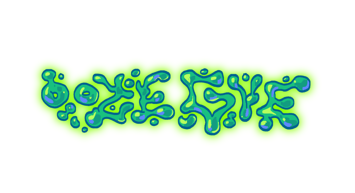 Ooze-gue typography