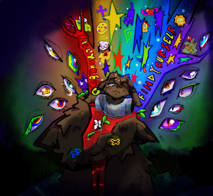 AP Art Piece (Kill your ego, n' find yourself)